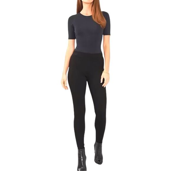 Vince Camuto black Ponte leggings. - Picture 1 of 7
